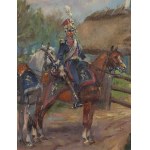 Author unrecognized (20th century), Lancer at the cottage