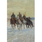 Leonard Winterowski (1886 Chernivtsi - 1927 Varsavia), Pattuglia di Ulani, 1921