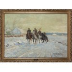 Leonard Winterowski (1886 Chernivtsi - 1927 Varsavia), Pattuglia di Ulani, 1921
