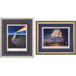 Rafal Olbinski, Prism (I of XX) and Birdcage II (I of XX), 2025