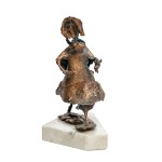 Jadwiga Bardyszewska, Running with a flower and a dog, 2024
