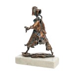 Jadwiga Bardyszewska, Running with a flower and a dog, 2024