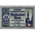 Danzig. 1922 500 Marek