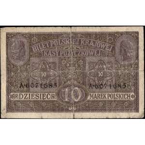 Poland. 1916 10 Marek Prefix Berlin IV