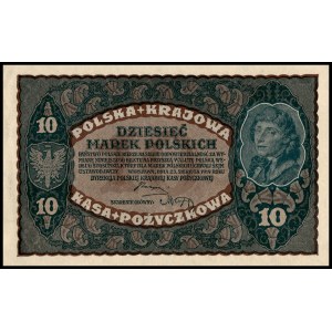 Poland. 1919 10 Marek Prefix II seria DO