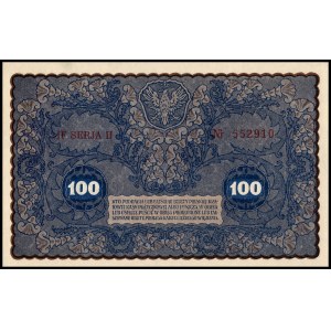 Poland. 1919 100 Marek Prefix IF seria H