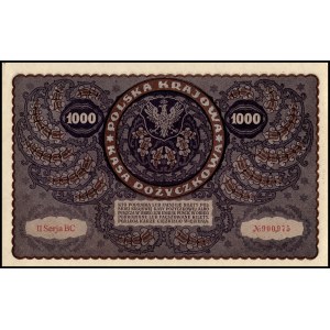 Poland. 1919 1000 Marek Prefix II seria BC