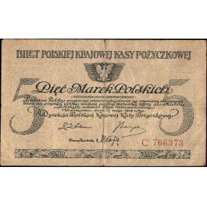 Poland. 1919 5 Marek Prefix C