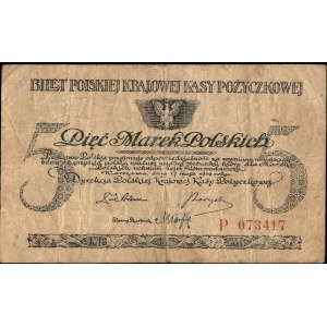Poland. 1919 5 Marek Prefix P