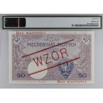 Poland. 1919 50 Zlotych WZOR Specimen