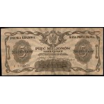 Poland. 1923 5 Milion Marek Prefix B