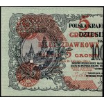 Poland. 1924 5 Groszy Left Half - Beautiful Example