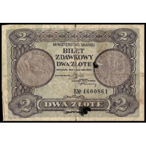 Poland. 1925 2 Zlote Prefix E