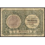 Poland. 1925 5 Zlotych Prefix B