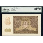 Poland. 1940 100 Zlotych Prefix B ZWZ London Counterfeit