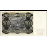Poland. 1940 500 Zlotych Prefix B