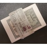 Poland. 1941 1 Zloty oryginalna paczka banknowa