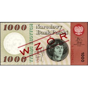 Poland. 1965 1000 Zlotych Prefix S - WZOR