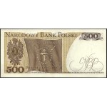 Poland. 1974 500 Zlotych Prefix AC