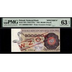 Poland. 1989 200000 Zlotych Prefix A - WZOR No 305