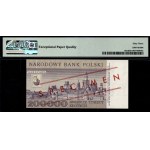 Poland. 1989 200000 Zlotych Prefix A - WZOR No 305