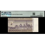 Poland. 1989 200000 Zlotych Prefix P Niski Numer 505