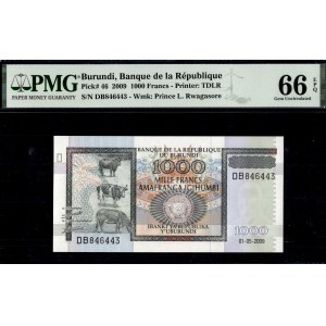 Burundi. 2009 1000 Francs
