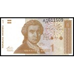 Chorvátsko. 15-dielna súprava typov