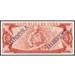 Cuba. 1-3-5 Pesos Specimen Set