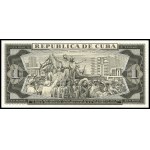 Cuba. 3 Different 1 Peso Specimen Banknotes