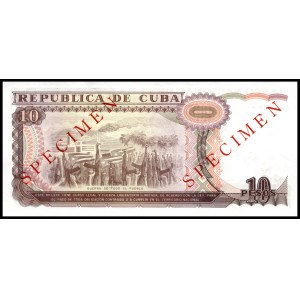 Cuba. 1991 5 and 10 Pesos Specimen