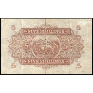 East Africa. 1953 5 Shillings