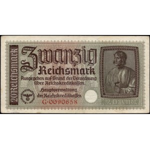 Germany. 1940 20 Reichsmark Prefix G Third Reich
