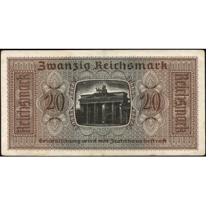 Germany. 1940 20 Reichsmark Prefix G Third Reich