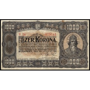 Hungary. 1923 1000 Korona