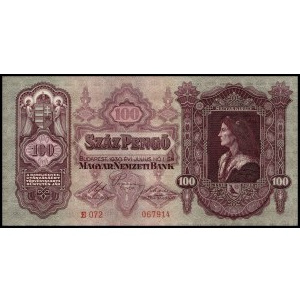 Hungary. 1930 100 Pengo