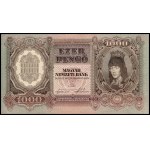 Hungary. 1943 1000 Pengo