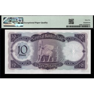 Irak. 1971 10 Dinars Préfixe W/17