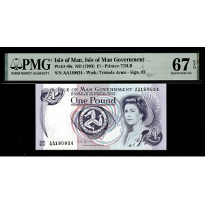 Isle of Man. 1983 1 Pound