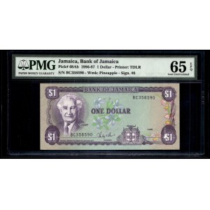 Jamaica. 1986 1 Dollar