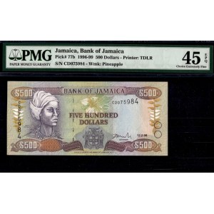 Jamajka. 1996 500 dolarů
