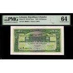 Lebanon. 1942 50 Piastres Low S/N 72