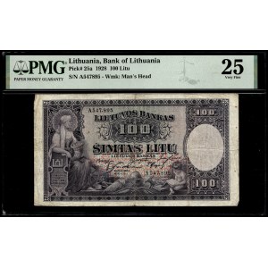 Lithuania. 1928 100 Litu