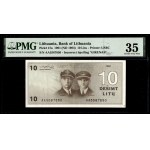 Lithuania. 1991 10 Litu