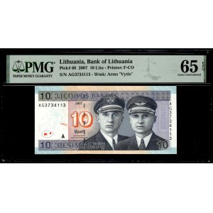 Lithuania. 2007 10 Litu