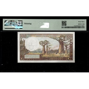 Madagaskar. 1966 100 franków