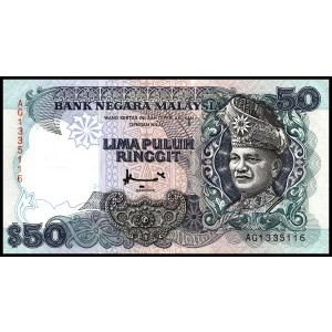 Malaysia. 1988 50 Ringgit