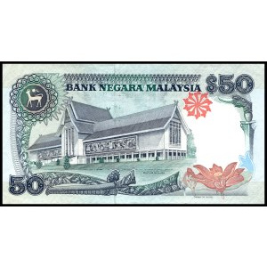 Malaysia. 1988 50 Ringgit