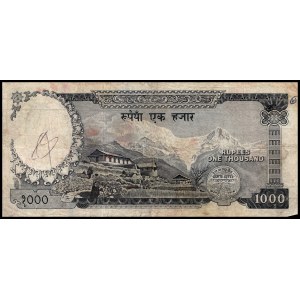 Nepal. 1972 1000 Rupees