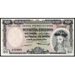 Portuguese India. 1959 60 Escudos